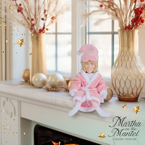 Martha on a Mantle 12-Inch Christmas Collectible Holiday Figurine