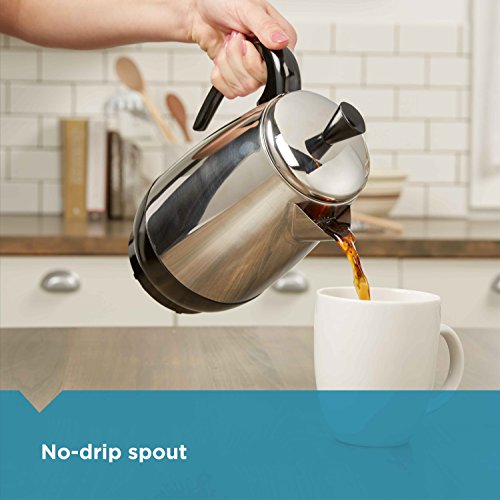 8-Cup Stainless Steel Electric Coffee Percolator with Keep Warm Feature