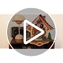 Handmade Wooden Cuckoo Wall Clock - Black Forest Craft with Night Silence