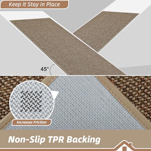 2x3 Indoor Entryway Rug, Non-Slip Washable Door Mat for Hallway & Laundry Room