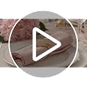 Hotop 250Pcs Gold Napkin Rings Leaves Design, Rhinestone Accents – Table Decor