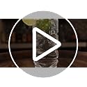 Clear Tropical Tiki Glasses, 15oz Cocktail Drinkware Set of 6