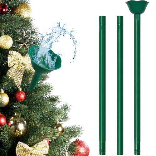 46" Adjustable Christmas Tree Watering Funnel with Stainless Steel Hose