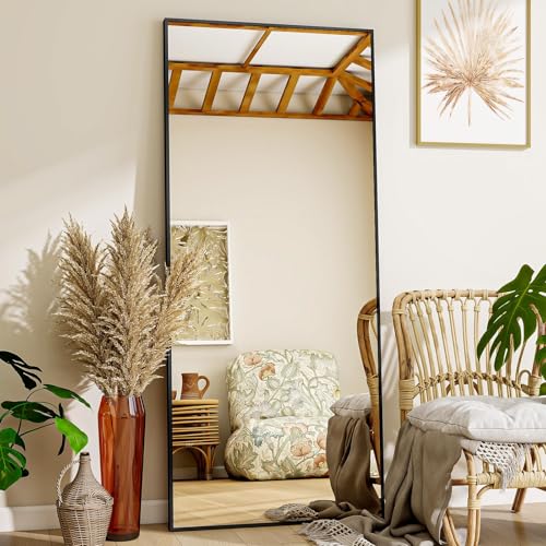 Full Length Floor Mirror 21" x 57" - Shatterproof Standing Dressing Mirror