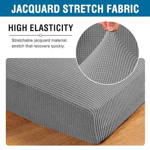 6-Piece High Stretch Sofa Slipcovers Set for 3-Seat Couch