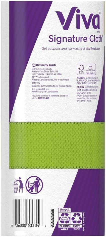 Viva Signature Cloth Paper Towels - Choose-A-Sheet Big Roll, 12.67 Ounce | Ultra-Absorbent Cleaning Solution