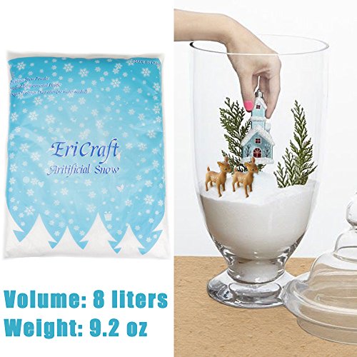 Artificial Snow for Winter Decoration & Crafts - 8 Liters (9.2 oz)