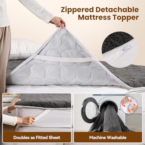 Electric Heated Mattress Pad Queen Size with Dual Controls