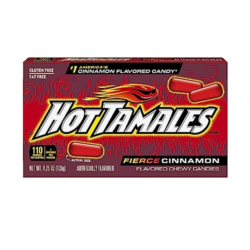 Fierce Cinnamon Chewy Candy Theater Box 4.25 Oz 12 Pack
