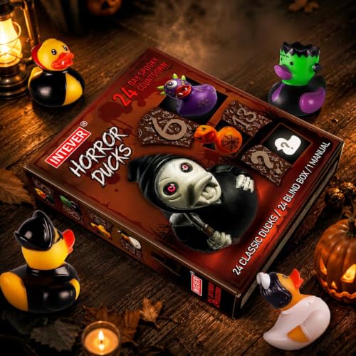 Horror Rubber Duck Advent Calendar - 24 Day Spooky Holiday Countdown