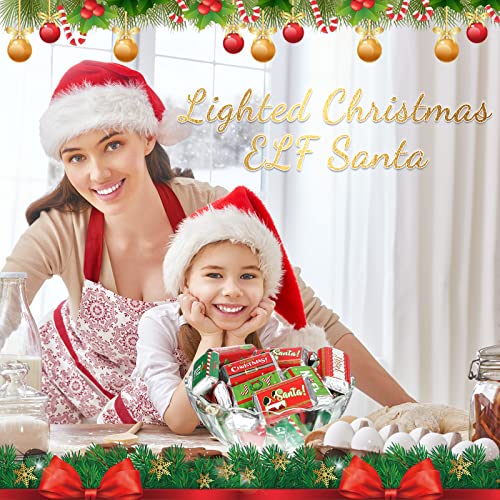 Christmas Mini Candy Wrappers - Santa, Elf, Holiday Labels (90 pcs)