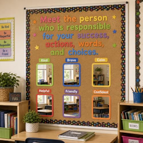10-Pack 6x4 Inch Shatterproof Acrylic Mirrors for Kids and Classrooms