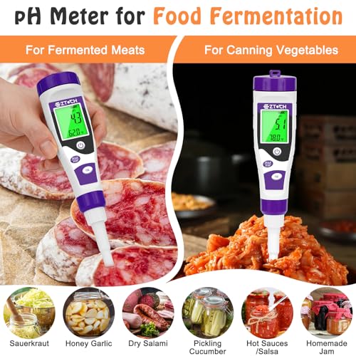 Digital Food pH Meter with Bluetooth for Sourdough Bread and Canning