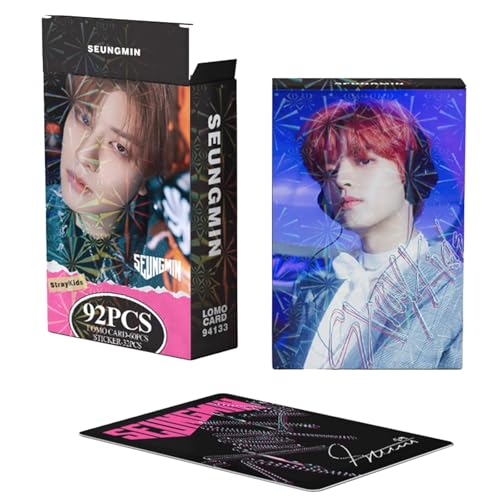60 PCS Rock Star Album Photo Cards Set with 32 Stickers for Fans