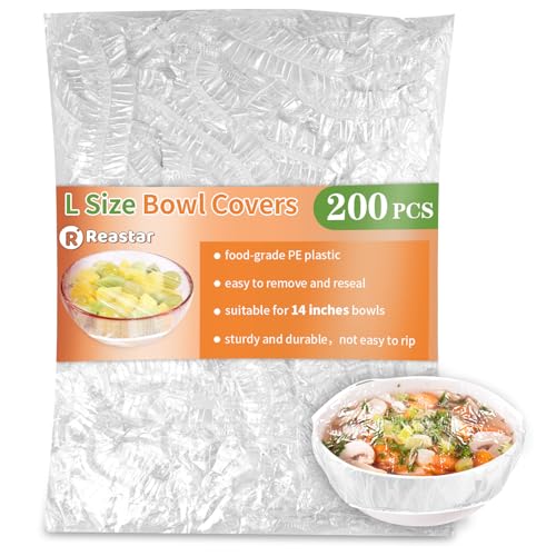 Reusable Elastic Bowl Covers for Bread Proofing & Food Storage (200 Pack)