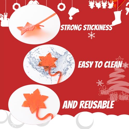 50PCS Christmas Sticky Hands Toys - Fun Kids Party Favors & Stocking Stuffers