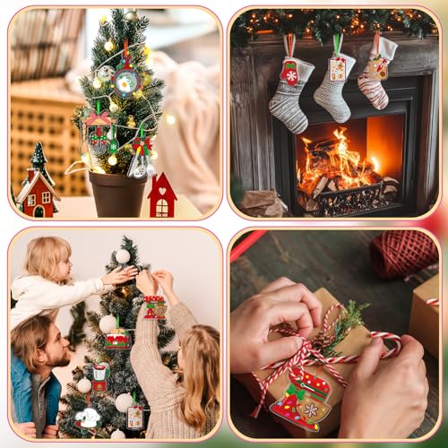 Christmas Baking Ornaments Set - 12 Kitchen Themed Holiday Decorations