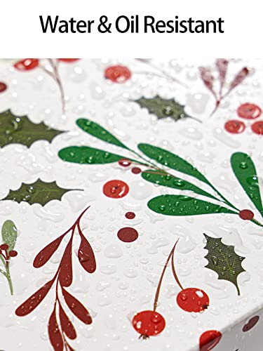 Happyhiram 25 Pack Christmas Red Holly Gable Treat Boxes with Handles – Pop-Up 6 x 3.5 x 3.5 in