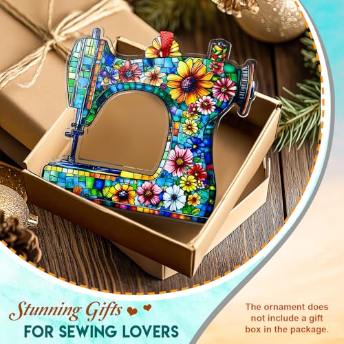 SUFAVN Sewing Machine Ornament Christmas Tree Decoration - Sewing Gift, Variation: Sewing