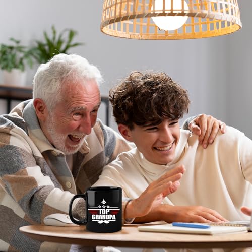 Top Grandpa Mug 11Oz - Christmas Birthday Gift from Grandkids - Silkwishes
