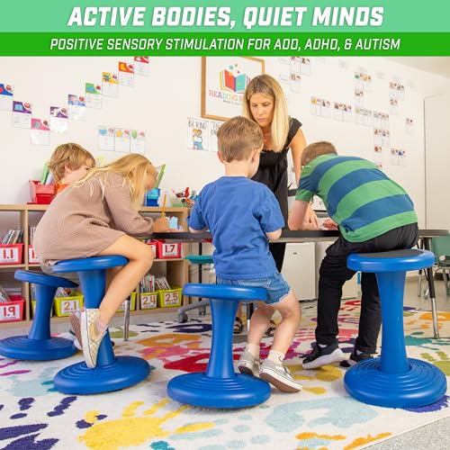 18-Inch Wobble Stool for Active Kids - Sensory Chair for Focus & Posture