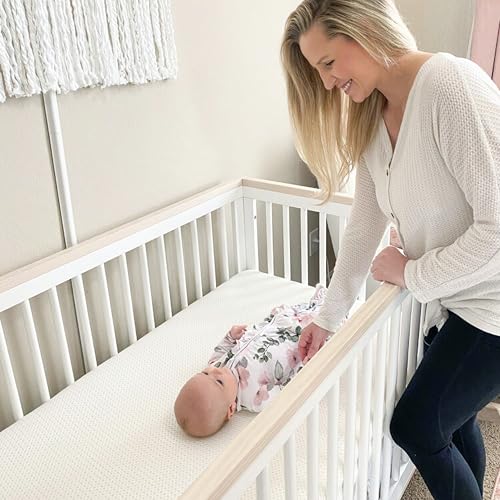 Breathable & Washable Crib Mattress - Firm Support for Infant to Toddler