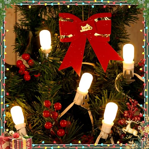 24-Pack E12 T20 LED Christmas Village Replacement Bulbs - Warm White