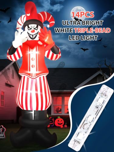 Lorvain 2PCS 2.5A Inflatable Air Blower Replacement Kit with 14-LED Light String