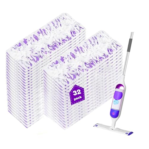 32 Count Disposable Mopping Pad Refills for Multi-Surface Floors