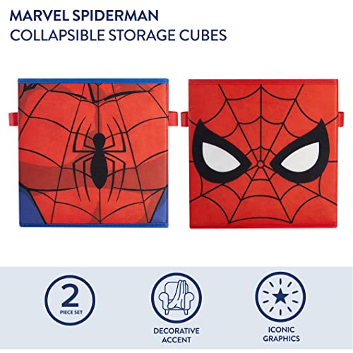 Collapsible Fabric Storage Cubes for Kids - 10-Inch Set of 2 Bins