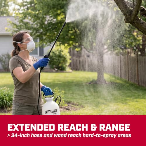 Chapin 1-Gallon Pump Sprayer for Lawn, Garden, Weed Control and Cleaning
