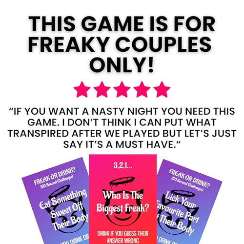 Couple Drinking Card Game - 115 Cards for Date Nights and Anniversaries