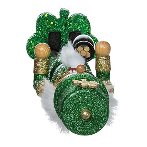 Kurt Adler 15-Inch Irish Nutcracker on Shamrock Base