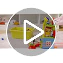 5-Section Kids Toy Storage Organizer & Bookshelf - Wooden Playroom Cabinet