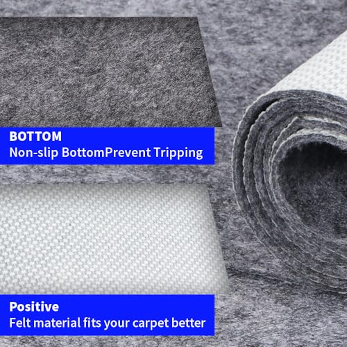 Waterproof Non-Slip Rug Pad 8x10 - Durable Felt Floor Protection for Rugs