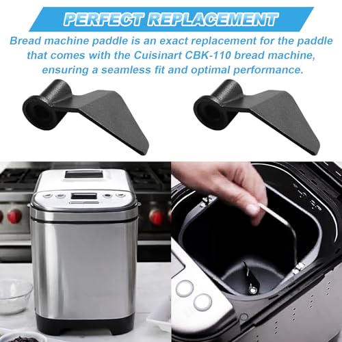 Cuisinart Bread Machine Kneading Paddle Replacement - 2 pcs for CBK-110