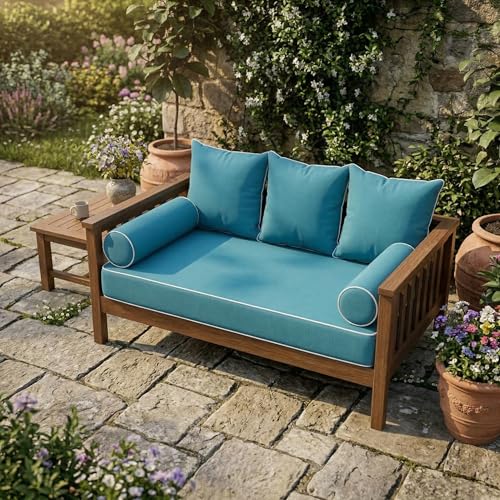 Outdoor Twin Daybed Cushion Cover Set - Water-Resistant & UV Protected