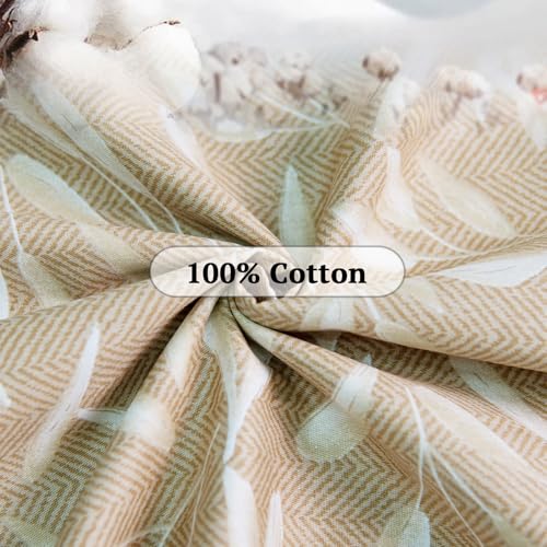 100% Cotton Futon Mattress Cover - Twin Size Washable Floor Mat Protector