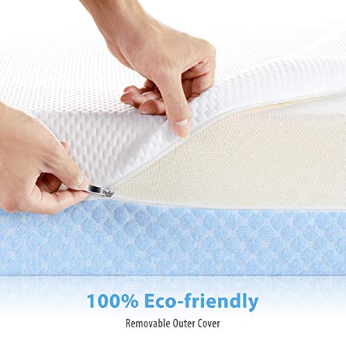Dual-Sided Gel Memory Foam Crib Mattress for Standard Cribs & Toddler Beds
