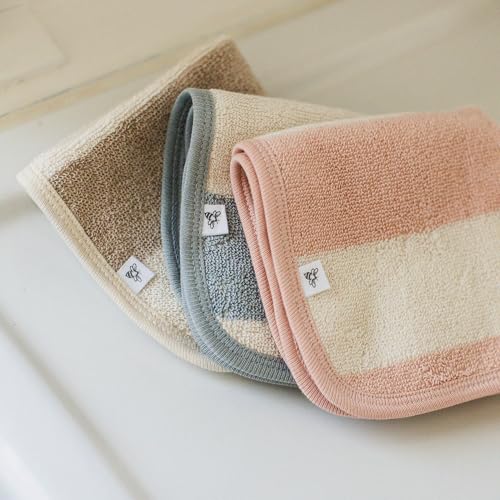 Burt's Bees Baby Organic Cotton Hooded Bath Towel, Soft Terry 32"x32"