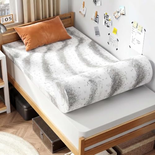 Cooling Memory Foam Mattress Topper Twin XL – 3 Inch CertiPUR-US