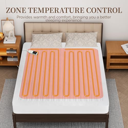 Heated Mattress Pad Twin XL - Electric Bed Warmer with Controller