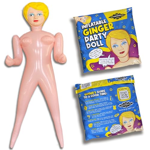 59-Inch Inflatable Party Doll - Funny Gag Gift for Bachelor Parties