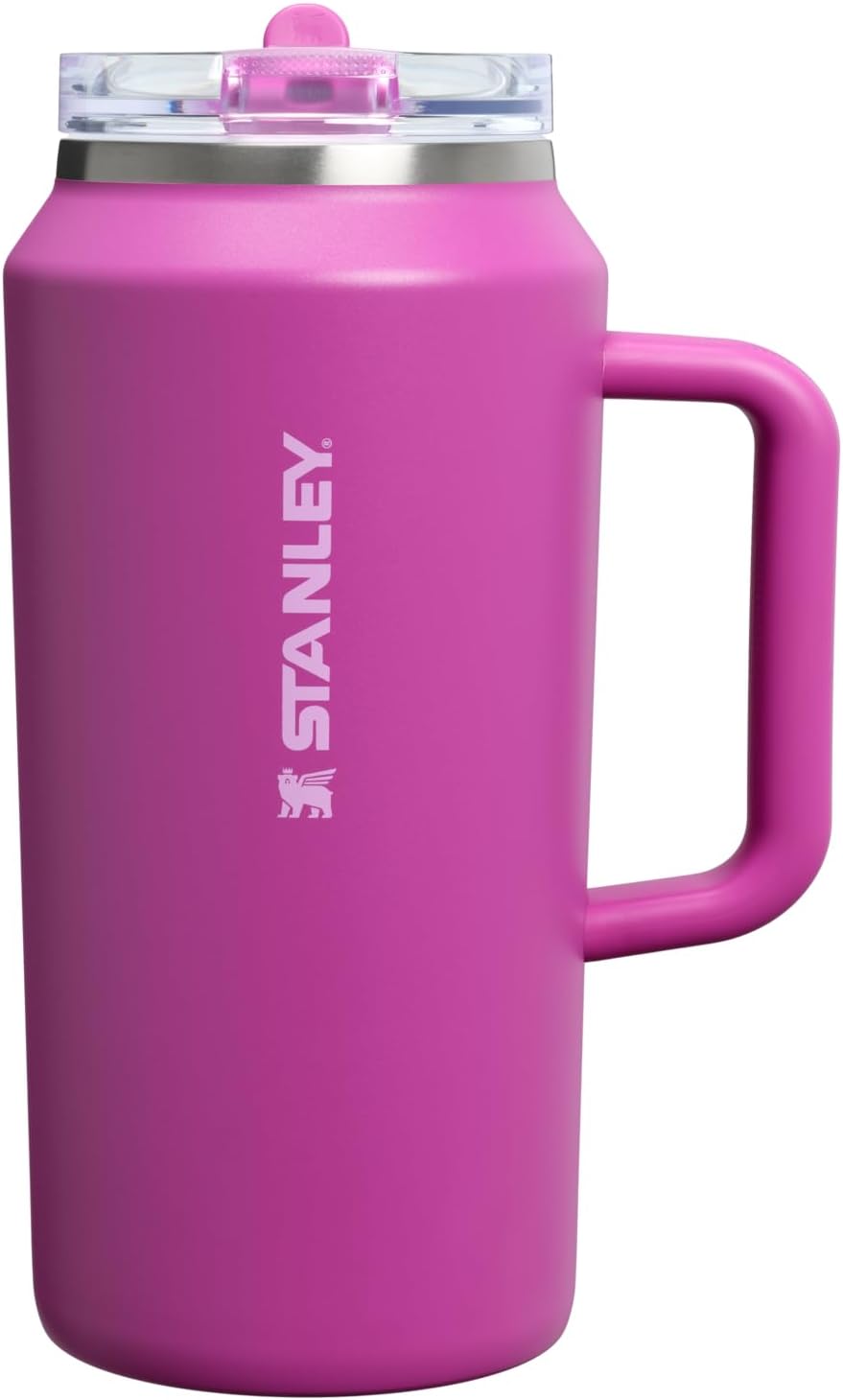 STANLEY Quencher ProTour 64 oz Tumbler - Leakproof Lid & Built-In Straw | Insulated Stainless Steel | Dark Blossom