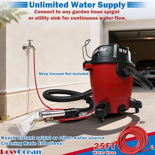 Shop Vacuum Extractor Attachment for Carpet and Upholstery Cleaning