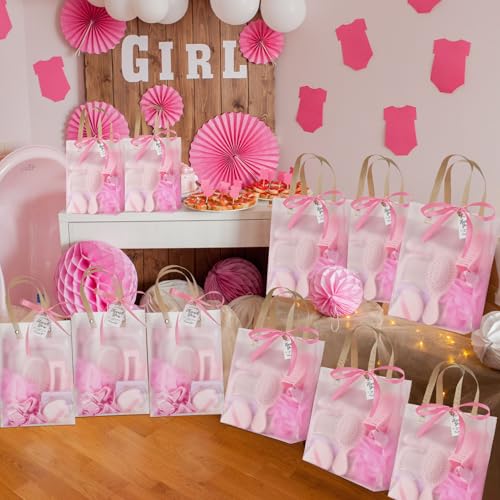 74-Piece Baby Shower Game Prizes Set with Gift Bags and Accessories