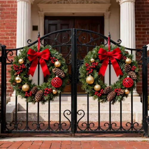 12 Pack 12-Inch Metal Wreath Frames Ring for DIY Christmas — Round 12 Pcs