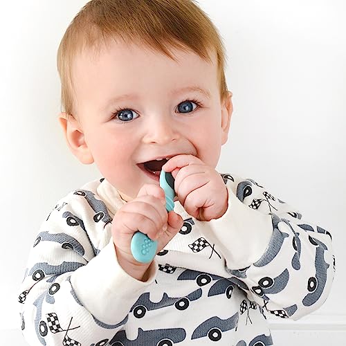 Silicone Baby Training Spoon Set 6-Pack for Self Feeding