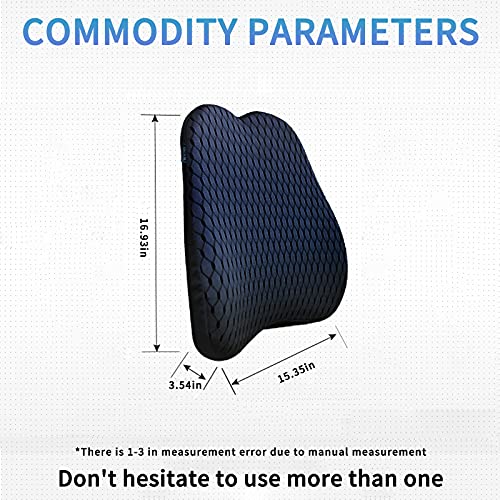 Memory Foam Lumbar Support Pillow for Car and Office Chairs