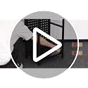 4-Tier LED Display Case with Pegboard Back, 59-Inch Tall Glass Shelf